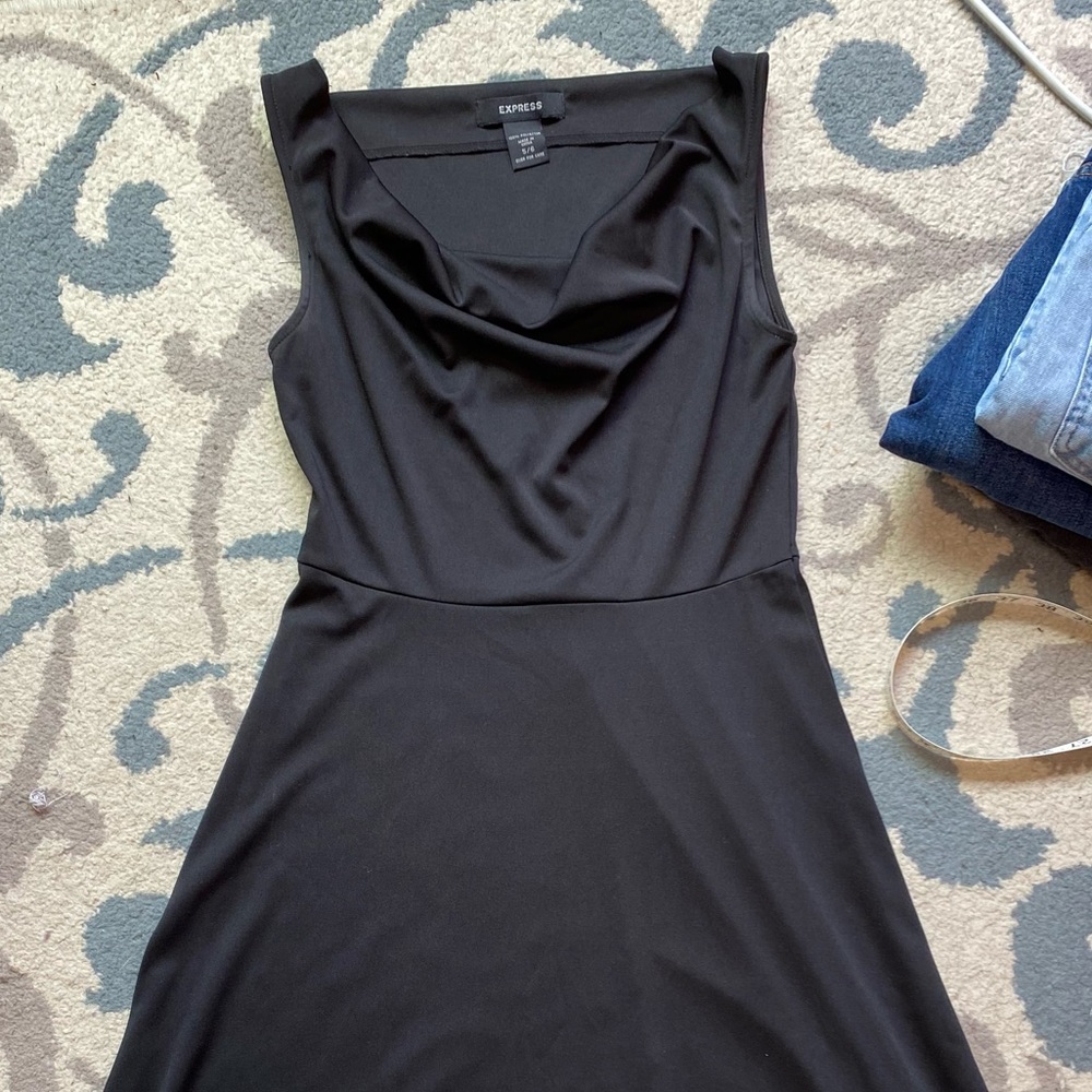 Express Cowl-Neck Dress